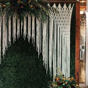 Macrame backdrop